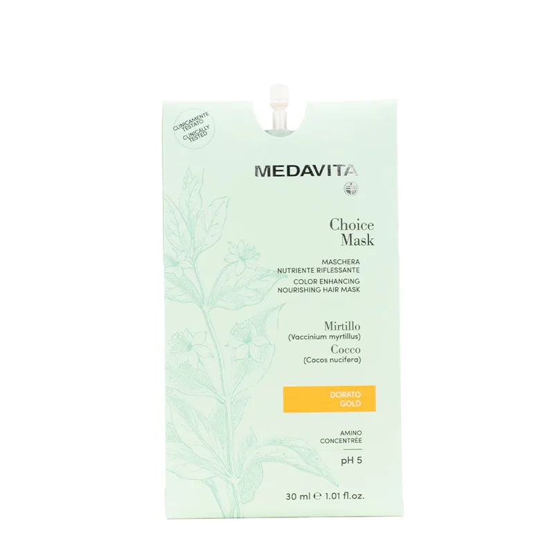 CHOICE MASCHERA NUTRIENTE RIFL. DORATO 30ML X 6 PZ