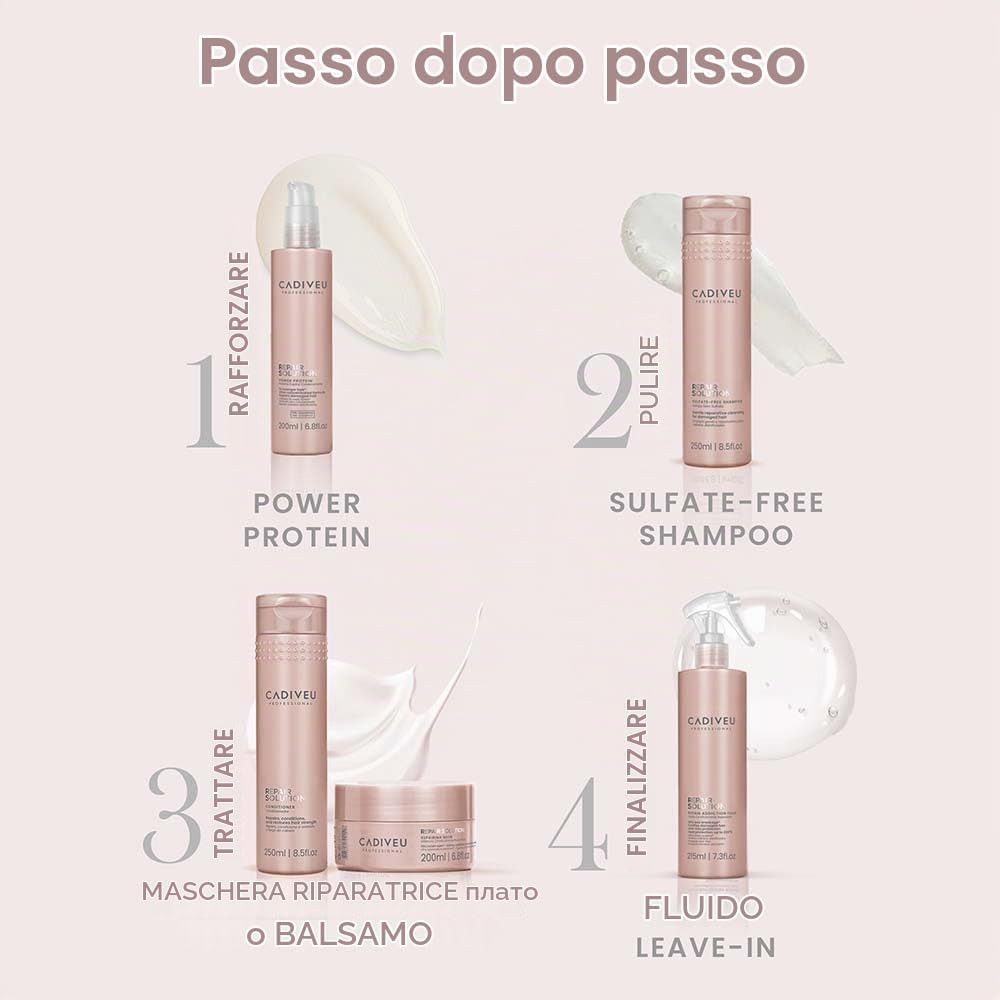 Cadiveu Repair Solution Shampoo Ristrutturante 250 ml