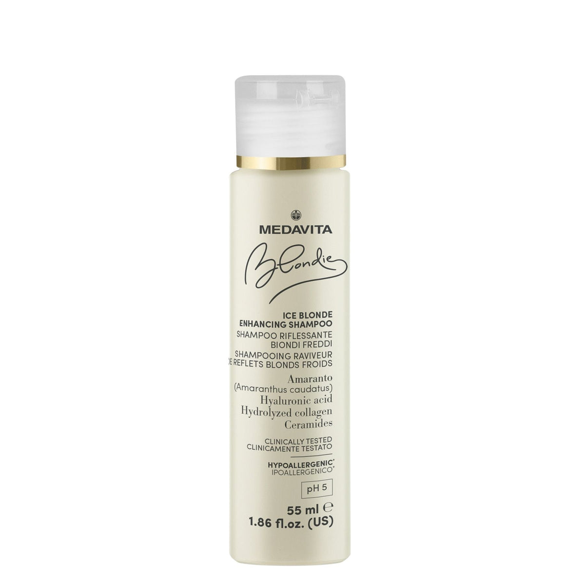 Blondie Ice Blonde enhancing shampoo 55ml 250ml 1250 ml