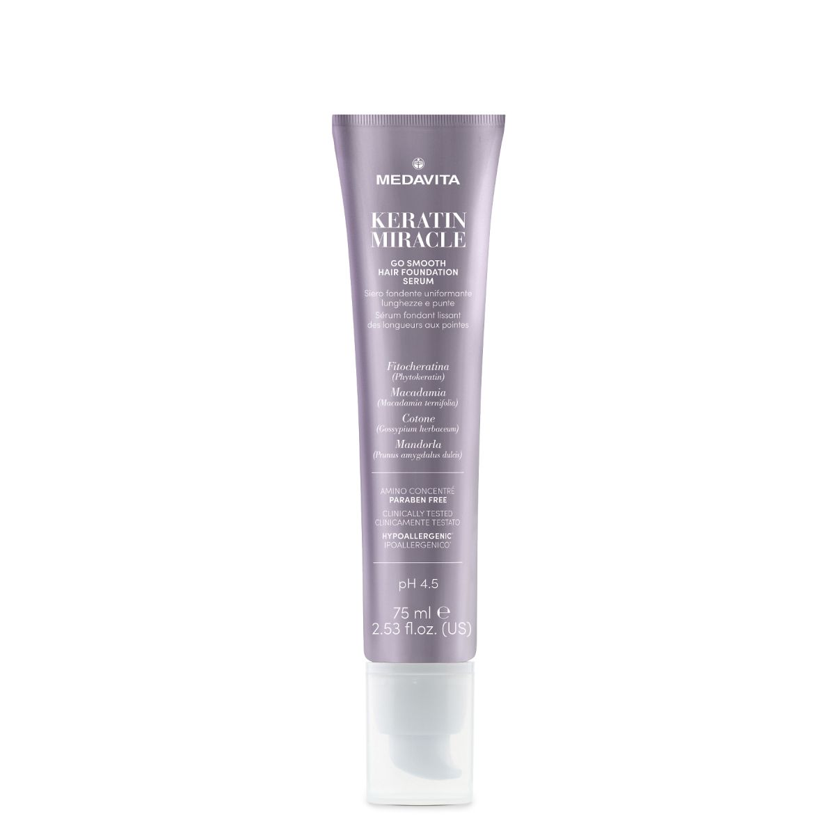 Keratin Miracle Go Smooth Hair Foundation Serum 75ml