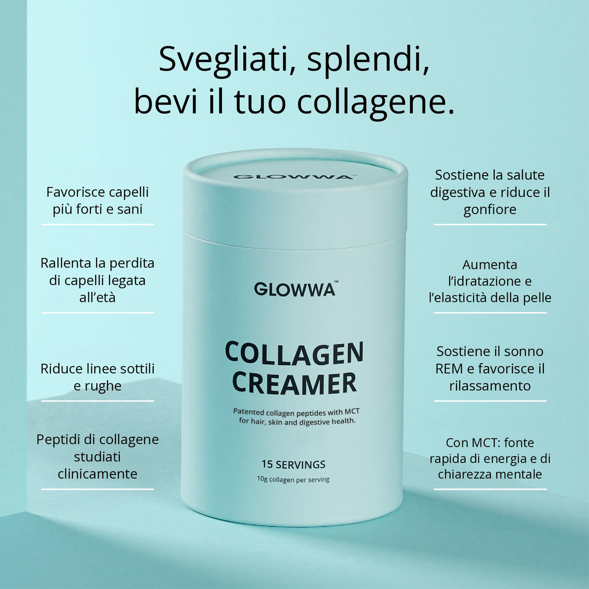Glowwa Collagen Creamer: a cosa serve e i suoi vantaggi
