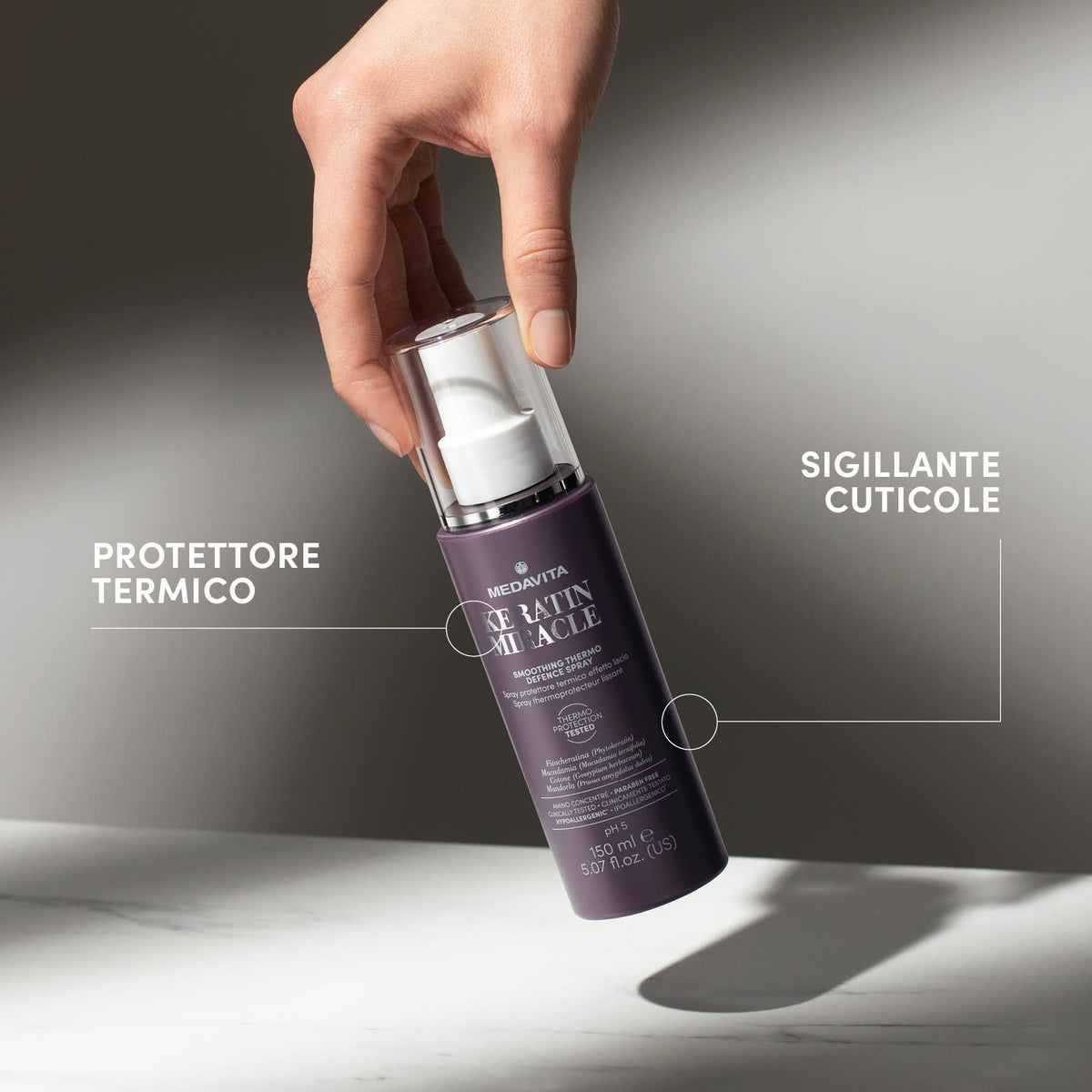 Keratin Miracle Smoothing Thermo Defence Spray