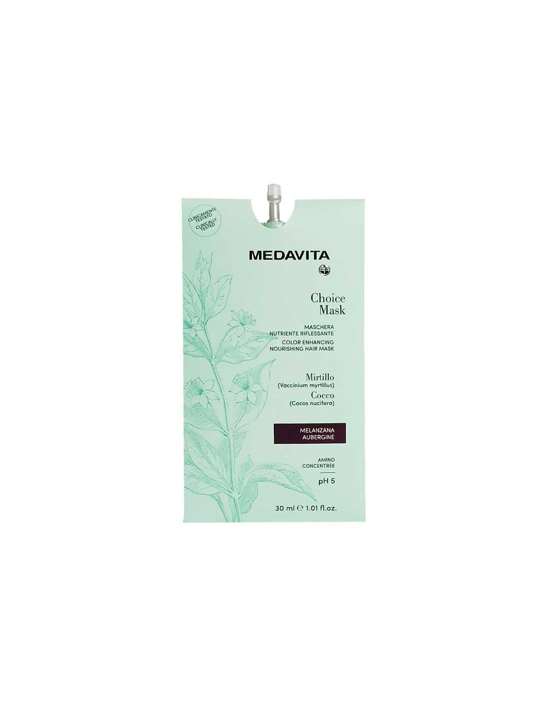 CHOICE MASCHERA NUTRIENTE RIFL. MELANZANA 30ML X 6 PZ