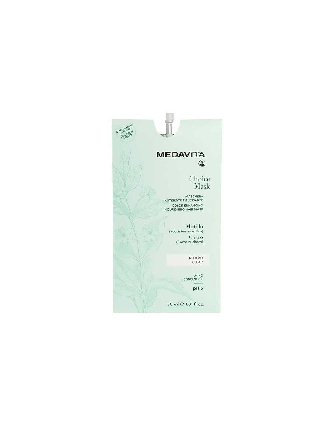 CHOICE MASCHERA NUTRIENTE RIFL. NEUTRO 30ML X 6 PZ