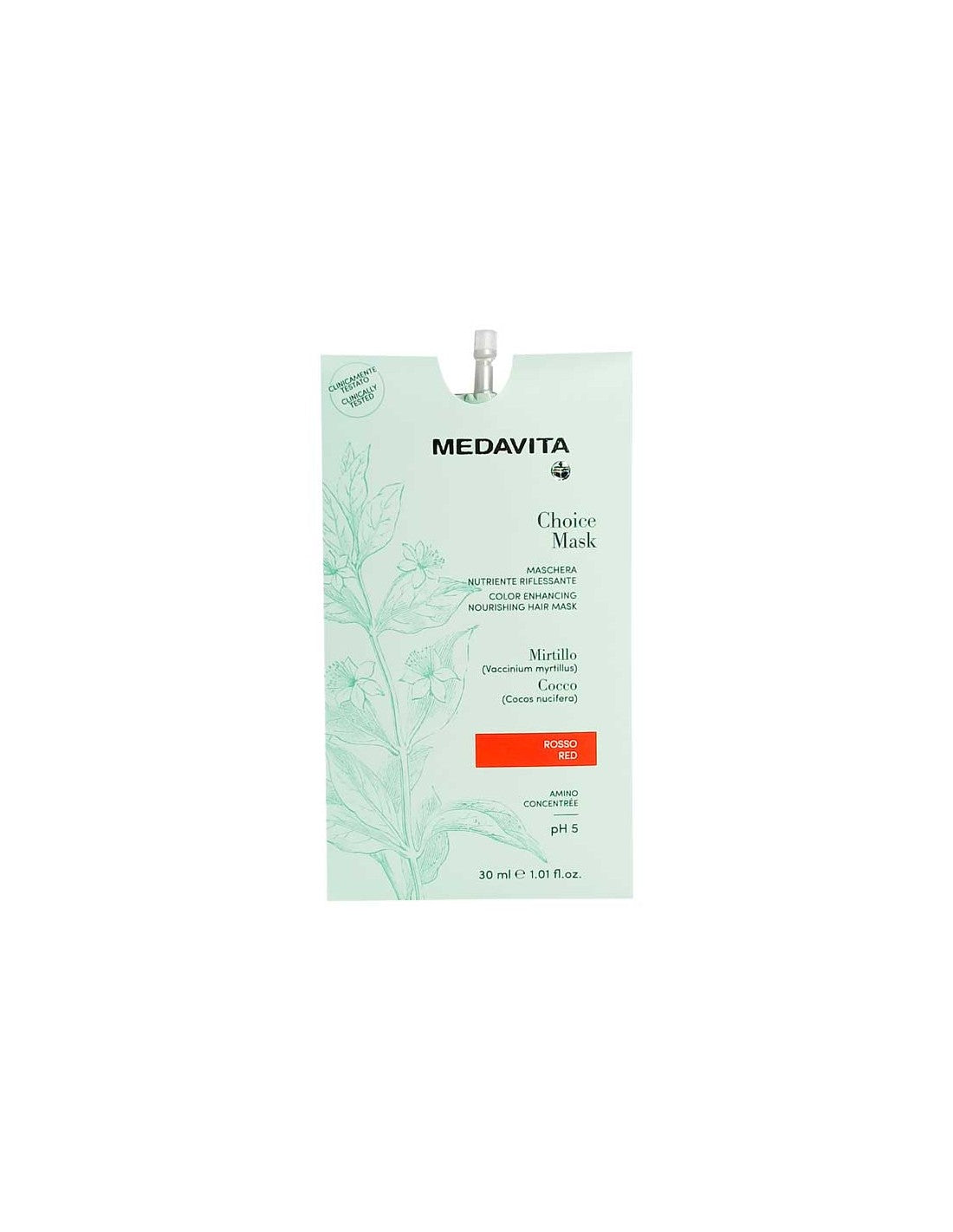 CHOICE MASCHERA NUTRIENTE RIFL. ROSSO 30ML X 6 PZ